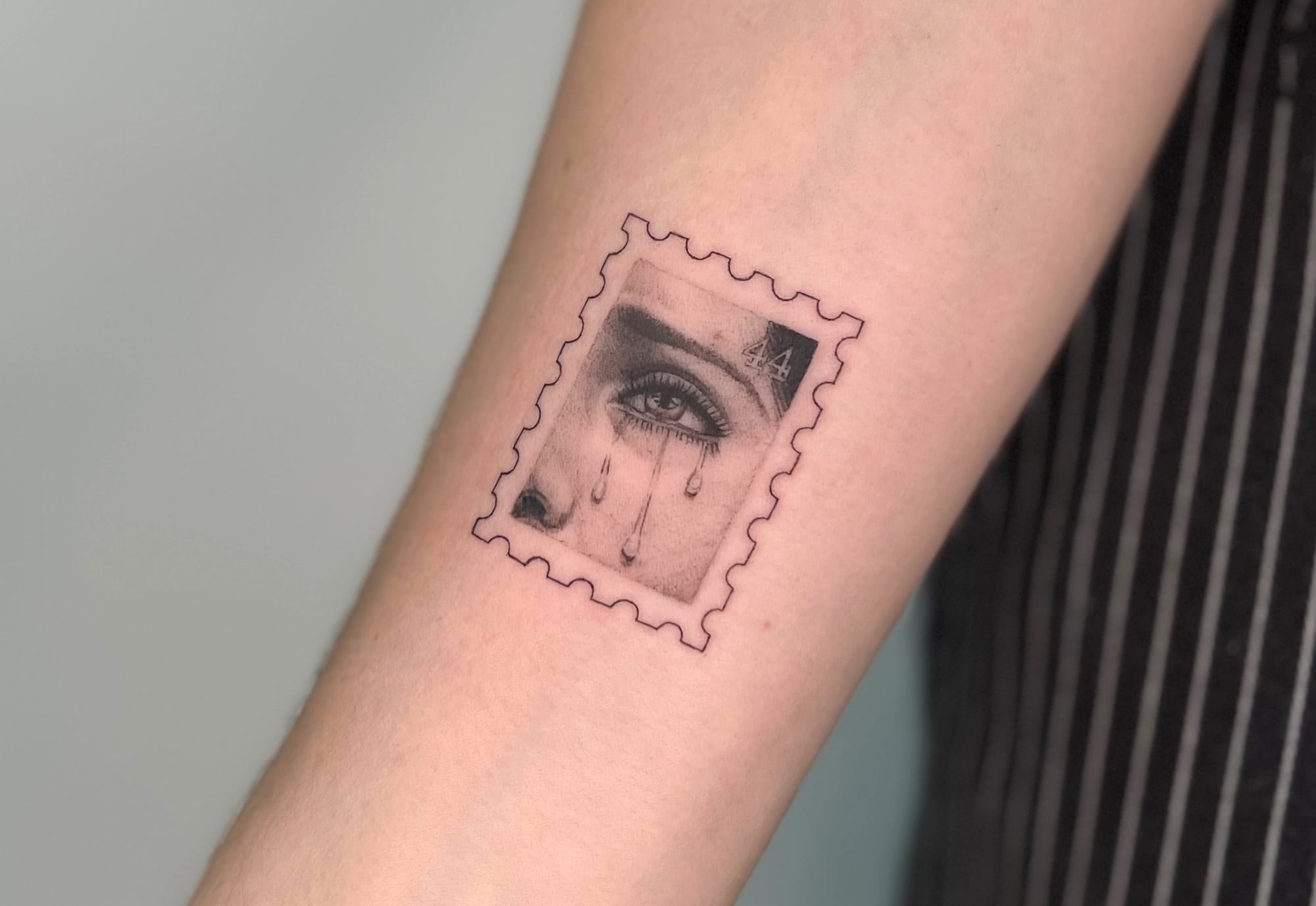 Intricate Postage Stamp Tattoos by Ash Aurich Are an Ode to Art History — Colossal