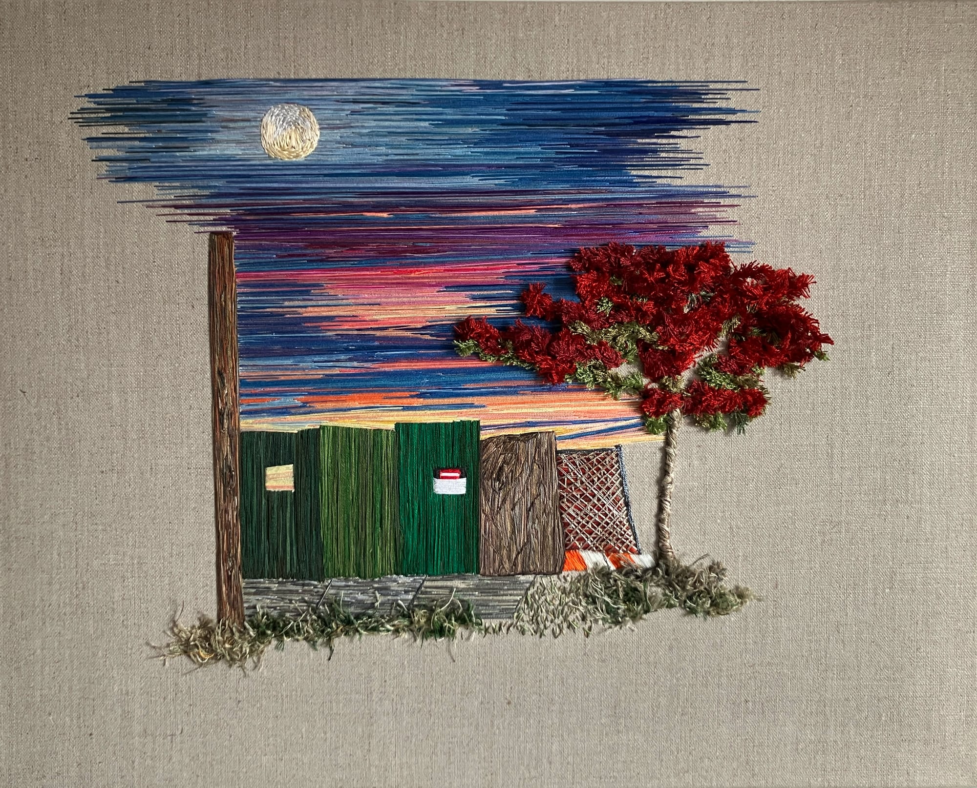 Melissa Calderón Preserves Neighborhood Memories in Bold Textured Thread — Colossal