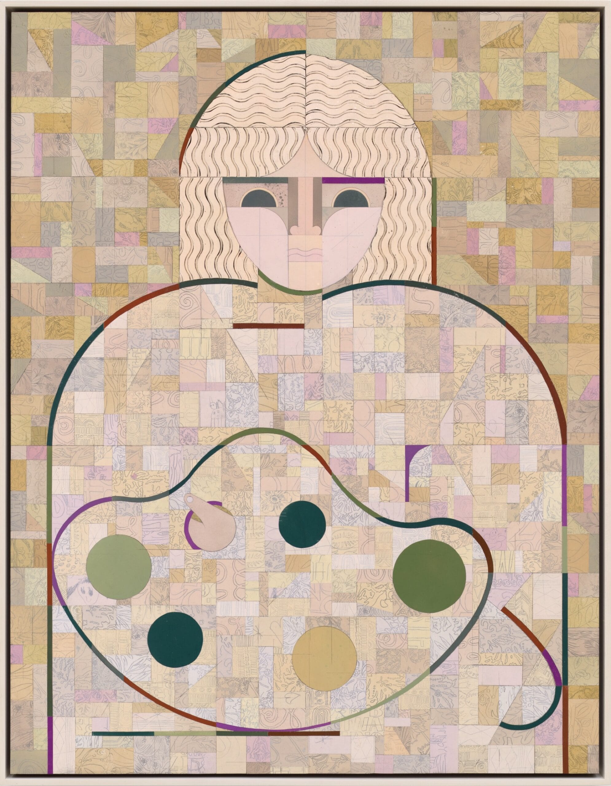 Ruby Sky Stiler Reassesses Women’s Role in Art History in Geometric Portraits — Colossal