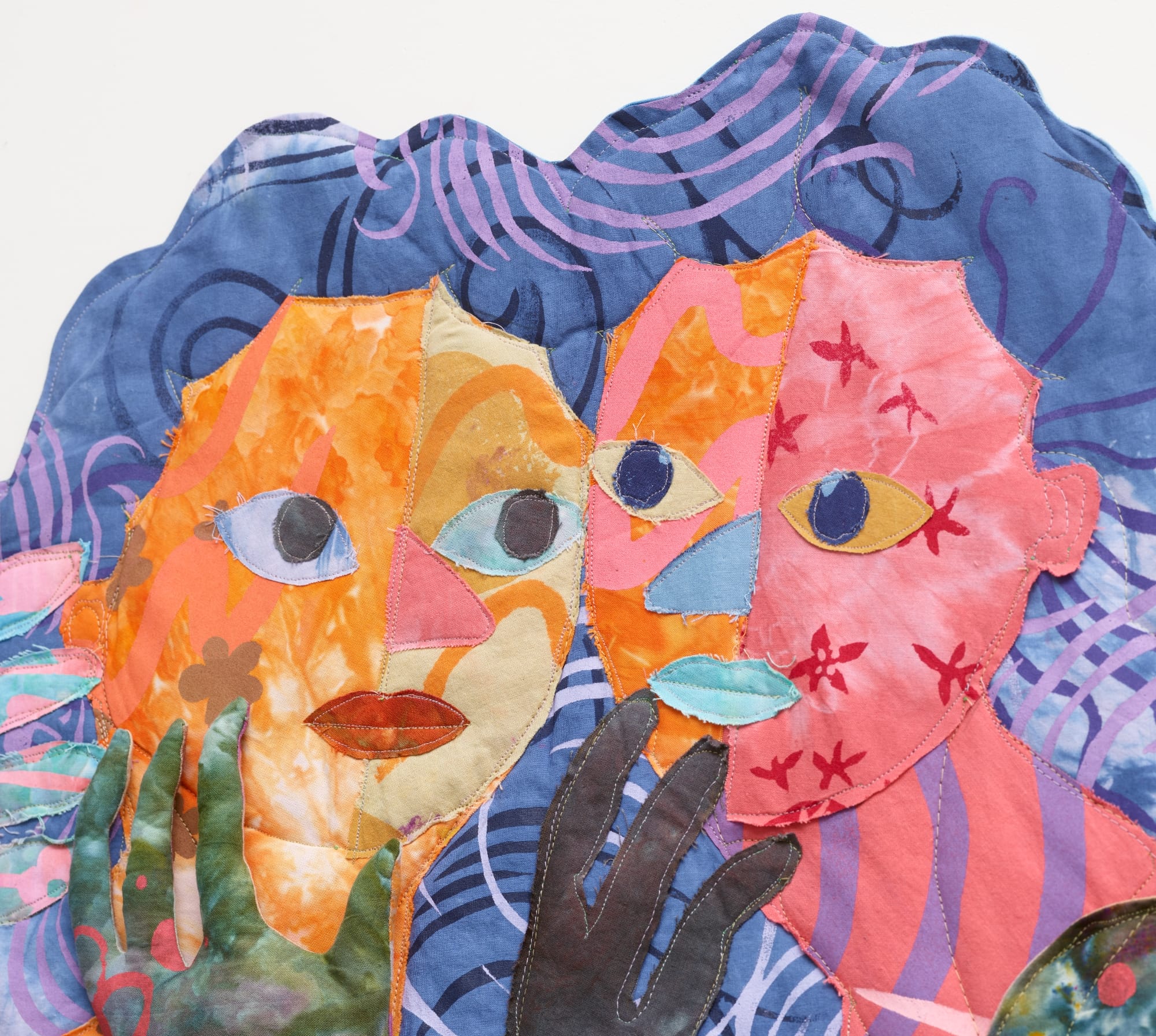 Floral Quilted Portraits by Maria A. Guzmán Capron Cultivate Care and Love — Colossal