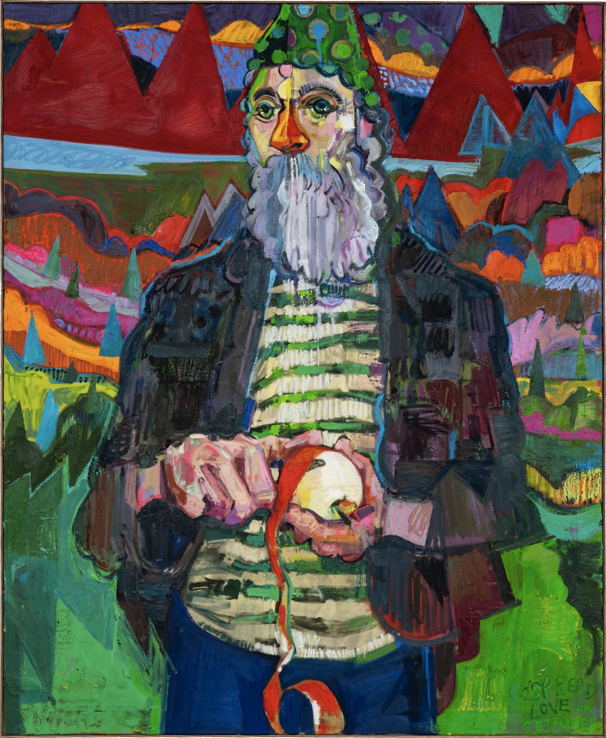 Literary Citations Abound in Andrew Salgado’s Vibrantly Layered Portraits — Colossal